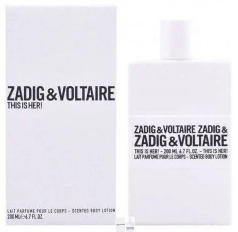 Zadig & Voltaire This Is Her! balsam do ciała 200ml folia