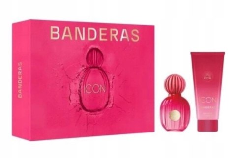 Banderas The Icon for Women EDP 50ml + balsam do ciała 75ml zestaw damski