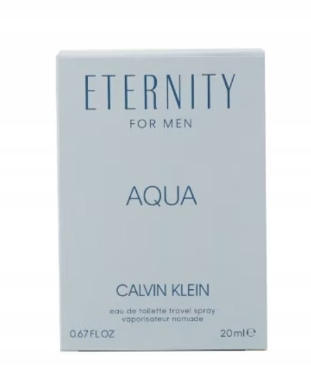 Calvin Klein CK Eternity Aqua for Men EDT M 20ml folia travel spray