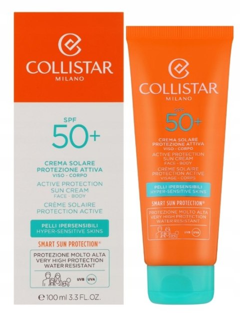 Collistar Active Protection Sun Cream SPF50 krem do opalania 100ml oryginał