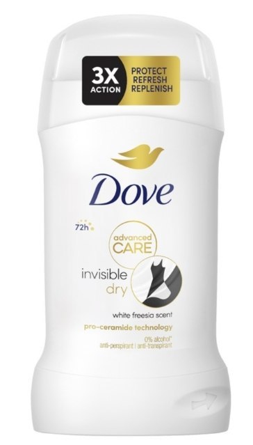 Dove Advanced Care Invisible Dry 72H antyperspirant w sztyfcie W 50ml