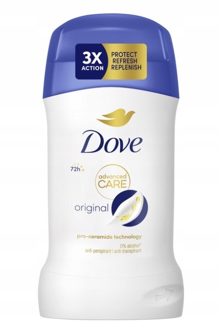 Dove Advanced Care Original 72H antyperspirant w sztyfcie W 50ml
