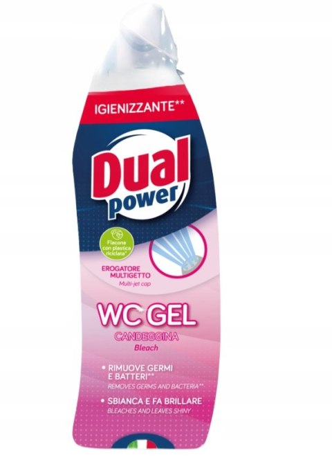 Dual Power WC Gel Bleach żel do WC 700ml