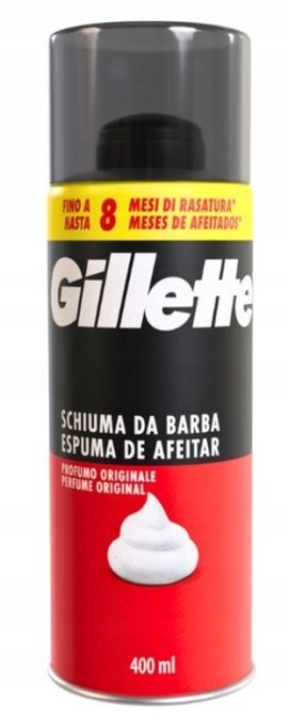 Gillette Original Scent pianka do golenia skóra wrażliwa 400ml