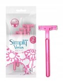 Gillette Simply Venus Basic jednorazowe maszynki do golenia damskie 5 sztuk