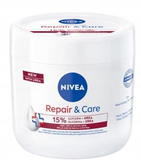Nivea Repair&Care 15% gliceryna + mocznik krem multifunkcyjny 400ml