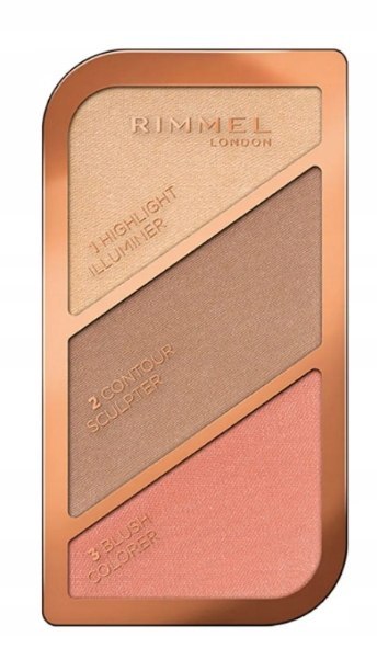 Rimmel paleta do konturowania 002 Coral Glow 18,5g