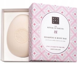 Rituals The Ritual of Sakura kostka do mycia włosów i ciała 100g oryginał