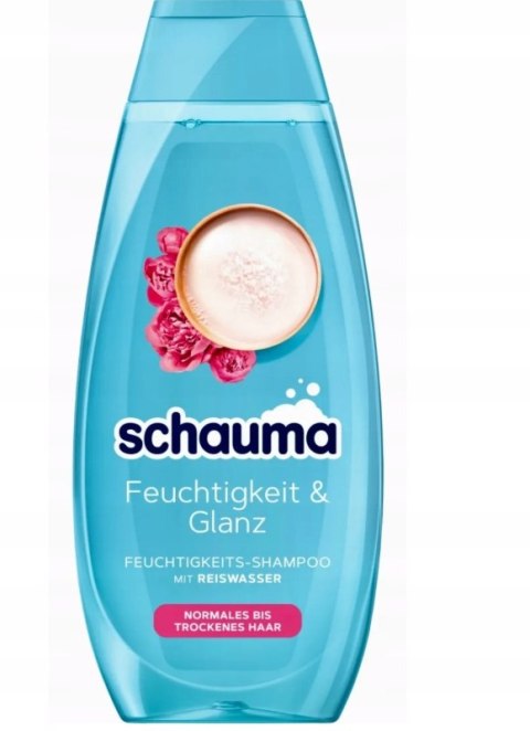 Schauma Feuchtigkeit&Glanz szampon do włosów normalnych i suchych 400ml