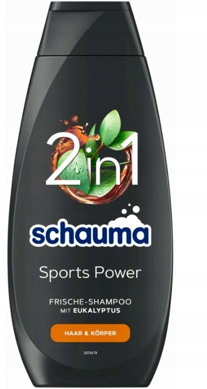 Schauma Sports Power 2w1 szampon żel do włosów i ciała M 400ml