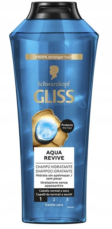 Schwarzkopf Gliss Aqua Revive szampon do włosów 400ml