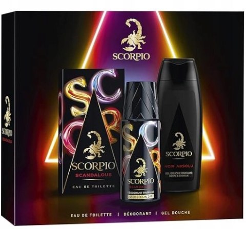 Scorpio Scandalous 3- częściowy zestaw męski