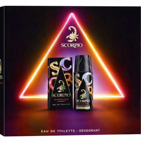 Scorpio Scandalous EDT 75ml + dezodorant 150ml zestaw męski