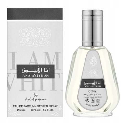Ard Al Zaafaran Ana Abiyedh White EDP W 50ml oryginał