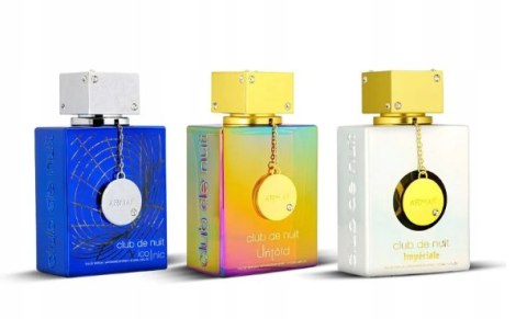 Armaf Club de Nuit Untold, Blue Iconic, Imperiale zestaw EDP 3x30ml set