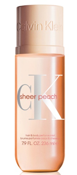 Calvin Klein CK Sheer Peach mgiełka do ciała i włosów W 236ml