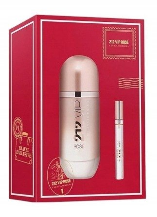 Carolina Herrera 212 VIP Rose EDP W 80ml + 10ml set zestaw damski