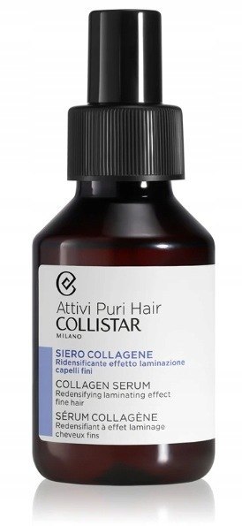 Collistar Attivi Puri Hair Collagen Serum serum do włosów z kolagenem 100ml