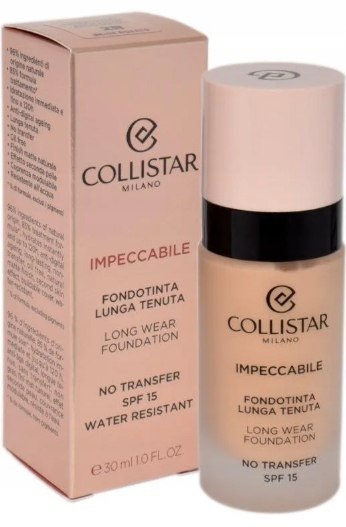 Collistar Impeccabile Long Wear podkład 2R Beige Rosato 30ml oryginał