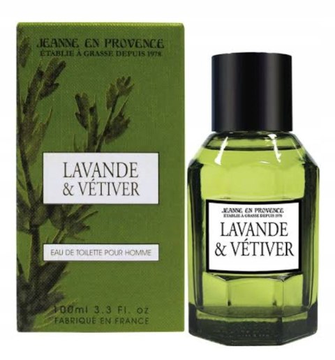 Jeanne en Provence Lavande & Vetiver EDT M 100ml folia
