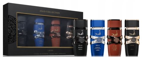 Lattafa Asad Collection zestaw 4 miniatur dla mężczyzn 4x25ml set