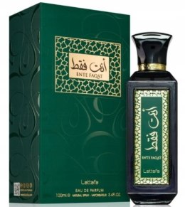 Lattafa Ente Faqat EDP W 100ml folia
