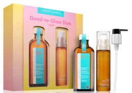 Moroccanoil Good-to-Glow Duo Light zestaw do włosów i ciała