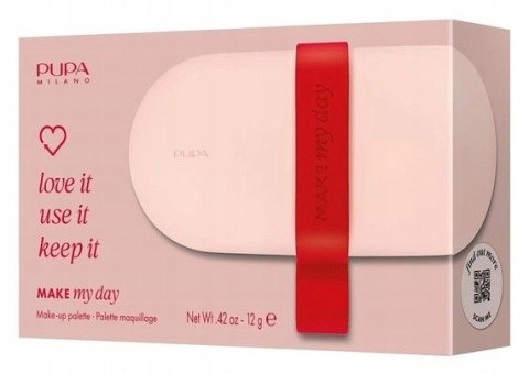 Pupa Make My Day 002 Light Pink wielofunkcyjna paleta do makijażu 12g
