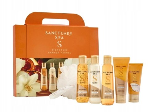Sanctuary Spa Signature 5- częściowy zestaw kosmetyków z myjką do ciała