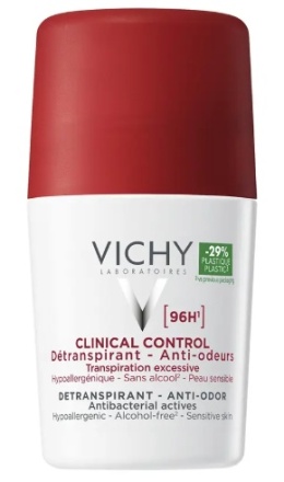 Vichy Clinical Control Detranspirant 96h antyperspirant roll-on 50ml