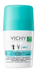 Vichy Deo Anti-Transpirant 48H przeciw śladom na ubraniach roll-on 50ml
