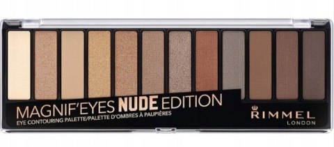 Rimmel MagnifEyes 001 Nude Edition paleta cieni 14,2g